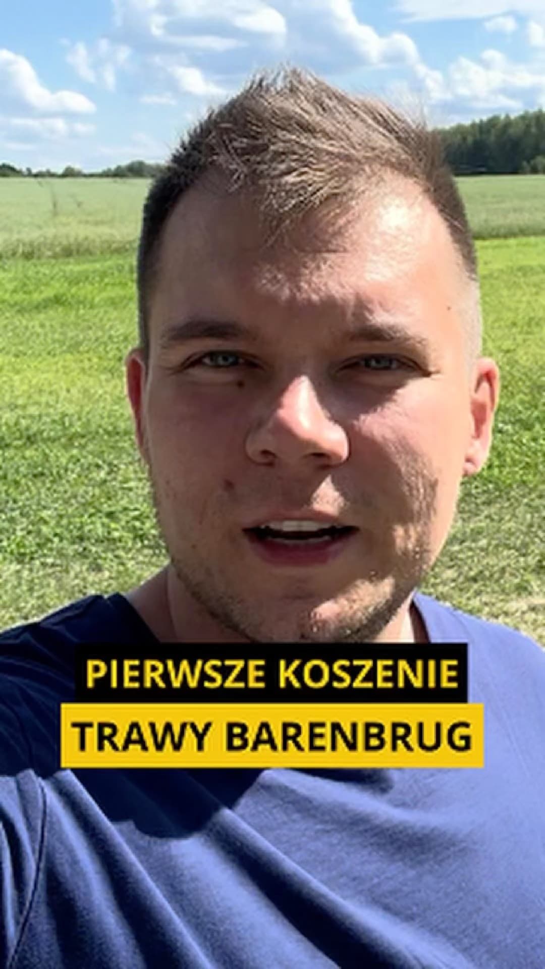 Pierwsze koszenie trawy Barenbrug Rpr Lawn